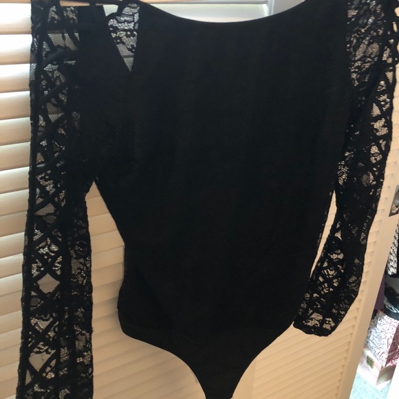 bebe Tops - Clipable Bebe lace bodysuit